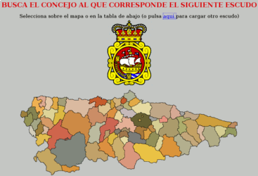 Juego Busca El Concejo (por Escudo)